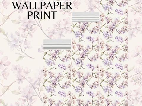 PURPLE LILAC PRINT | Lily-Valley Wallpapers