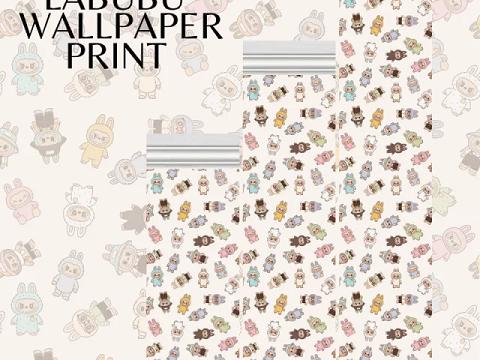 LABUBU WALLPAPER PRINT | 8 Swatches