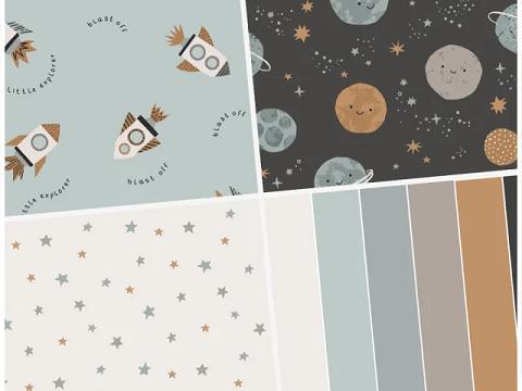 SPACE EXPLORERS COLLECTION | 3 Wallpaper Prints