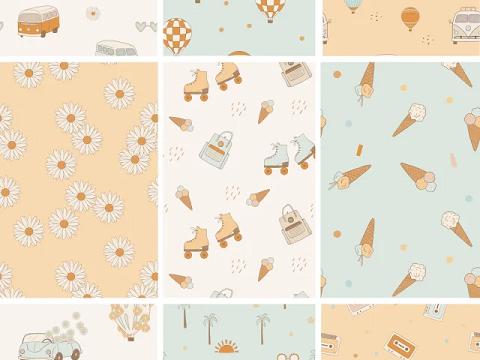 HAPPY LIVE COLLECTION: PART 1 | 9 Wallpaper Prints