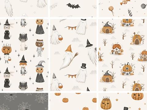 HALLOWEEN COLLECTION | 9 Wallpaper Prints