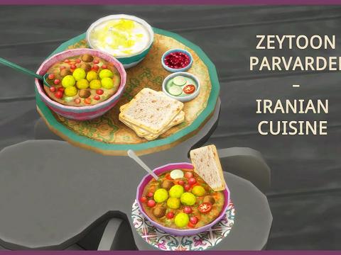Iranian Persian Cuisine - Zeytoon Parvardeh