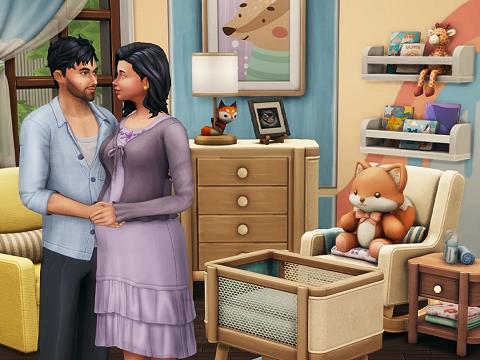 Baby On The Way Part 3 - The nursery is ready  (Sims 4 CC Pack)