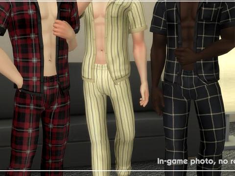Unbuttoned Pjs Set