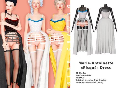 Marie Antoinette "Risqué" Dress