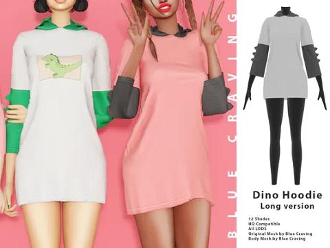 Dino Hoodie - Long version
