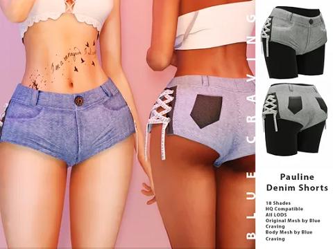Pauline Denime Shorts