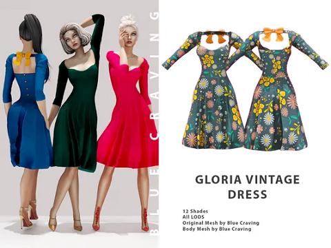Gloria vintage dress