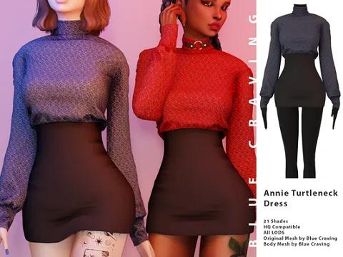 Annie Turtleneck Dress