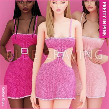 Pretty in Pink - Cut Out Dress