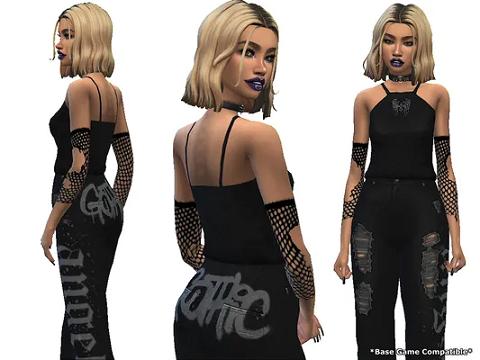 Gothic Angel Outfit