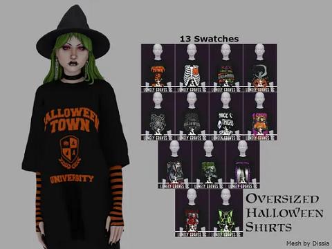 Oversized Halloween Shirts