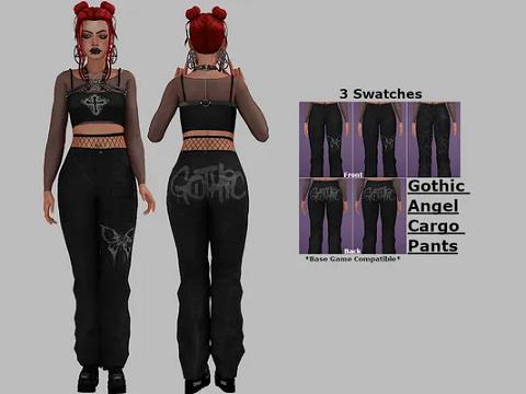Gothic Angel Cargo Pants