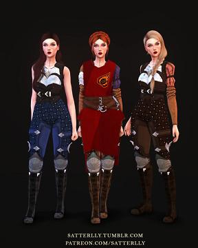Baldur’s Gate 3 - Flaming Fist outfit (fem)