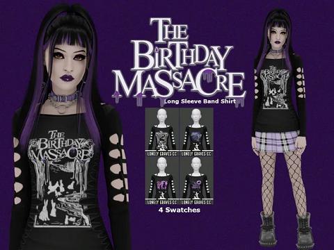 The Birthday Massacre Long Sleeve Band Shirt