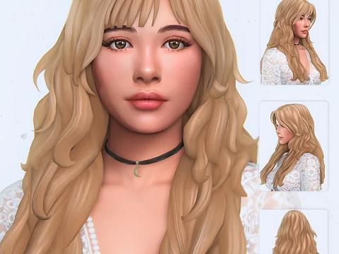 Laodice Hairstyle (2 Versions) by simstrouble