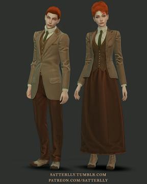 BioShock Infinite - Lutece twins Outfit