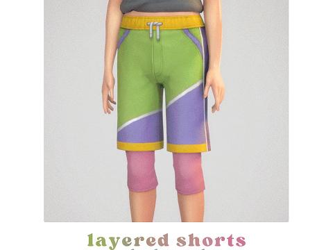📑Layered Shorts (Female)