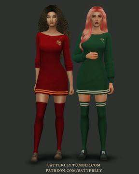 Harry Potter - Dress #1 (+ stockings)