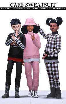 Cafe Sweatsuit for Kids
