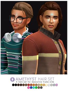 Amethyst Hair Set