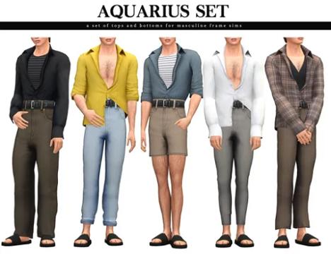 Aquarius High-Waisted Set