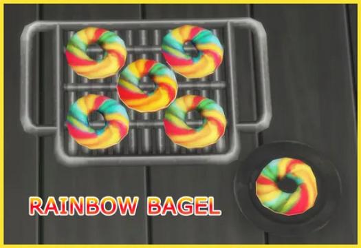 RAINBOW BAGEL