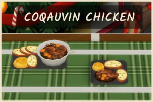 COQ AU VIN CHICKEN