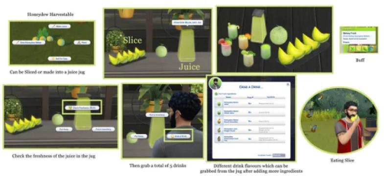 HONEYDEW MELON  SET