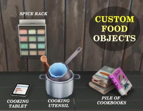 CUSTOM FOOD OBJECTS