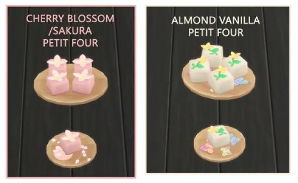 PETIT FOURS - SAKURA AND ALMOND
