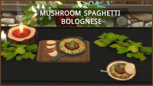 Mushroom Spaghetti Bolognese