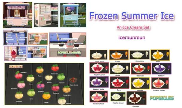 FROZEN SUMMER ICE - ICE CREAM SET