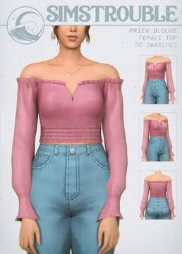 PRIEN BLOUSE by simstrouble