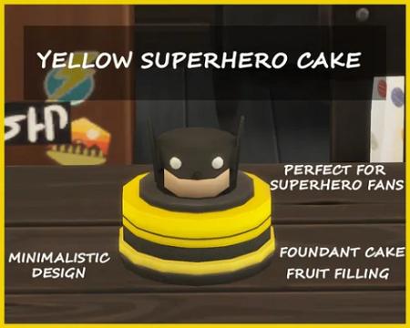 SUPERHERO BAT CAKE