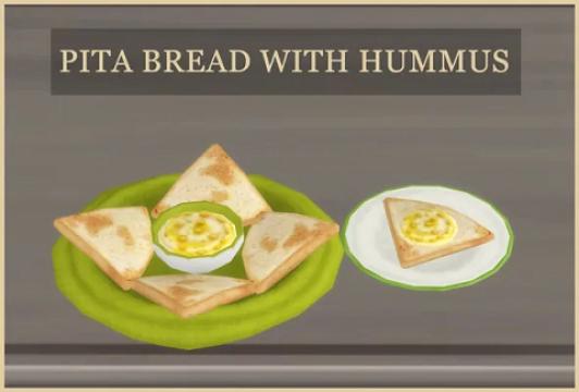 PITA BREAD WITH HUMMUS