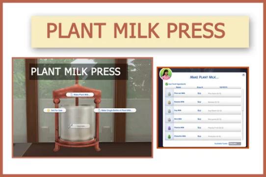 PLANT MILK PRESS