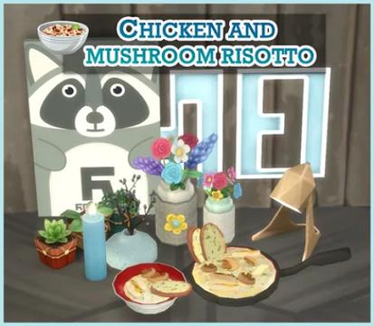 CHICKEN AND MUSHROOM RISOTTO