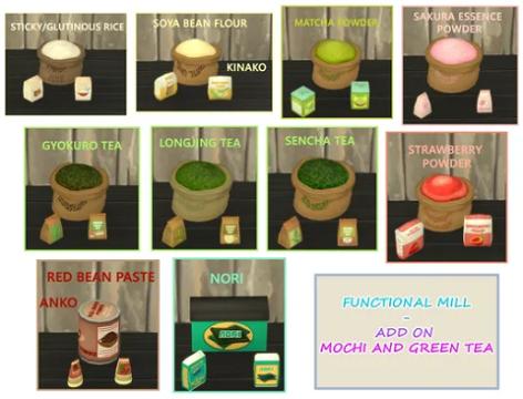 FUNCTIONAL MILL ADD ON I - Mochi and Green Tea