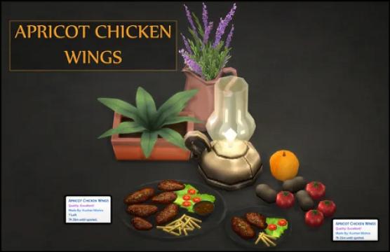 APRICOT CHICKEN WINGS