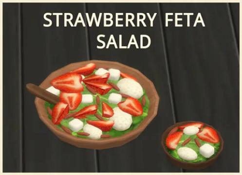 STRAWBERRY FETA PECAN SALAD