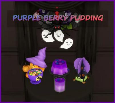 PURPLE BERRY PUDDING