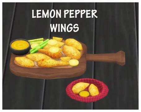 LEMON PEPPER CHICKEN WINGS