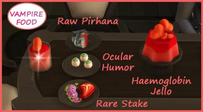 VAMPIRE FOOD SET 2020
