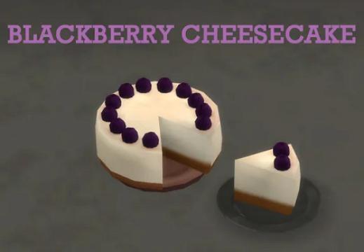 BLACKBERRY CHEESECAKE