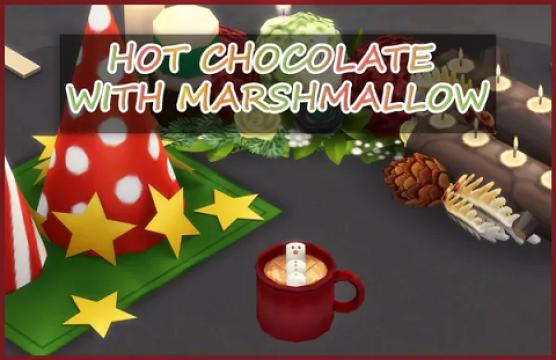 HOT CHOCOLATE WITH MARSHMALLOW