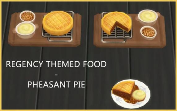 PHEASANT PIE - REGENCY ENGLAND THEMED FOOD