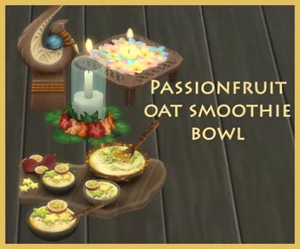 Passionfruit Oat Smoothie Bowl 