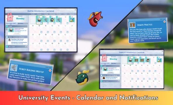 University Events - Calendar and Notifications