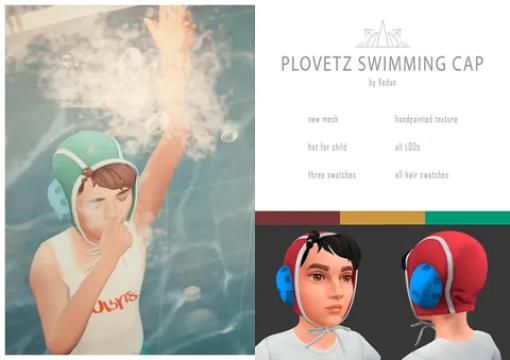 PLOVETZ SWIMMING CAP